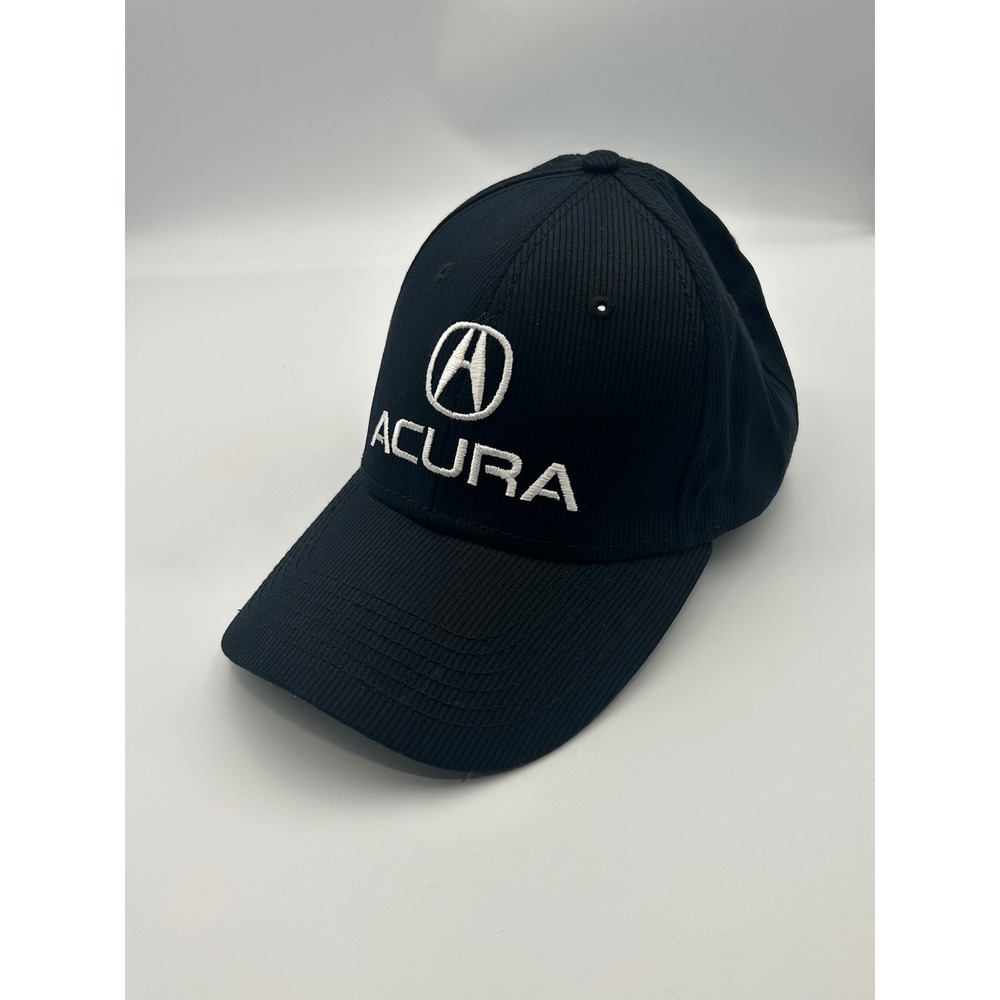 Acura Logo Baseball Cap Black Ribbed Cotton Adjustable Hat Automotive Promo‎